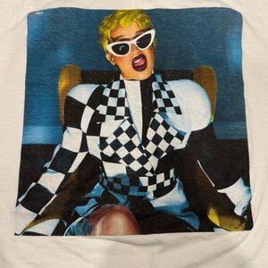 MAD Engine Cream Cardi B Tee